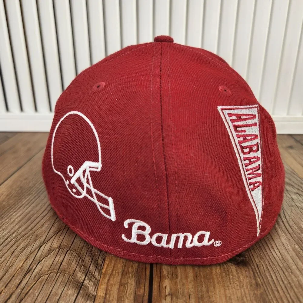 Alabama Crimson Tide New Era 59fifty Size 7 1/2 Hat Cap Roll Tide NCAA Football